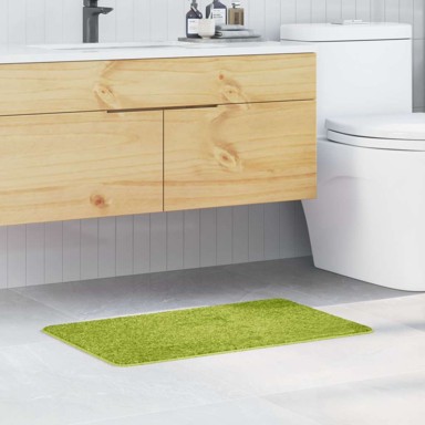 Prostirka za kupaonicu, pravokutna, zelena, 50x80 cm