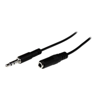 STARTECH Audio kabel MU2MMFS 2 m 3.5 mm, crni