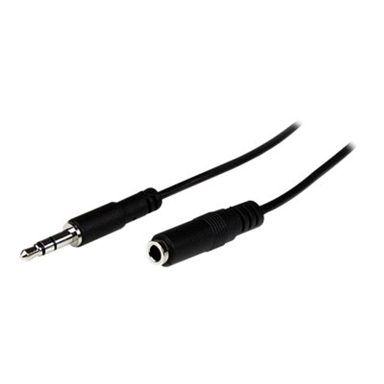 STARTECH Audio kabel MU2MMFS 2 m 3.5 mm, crni