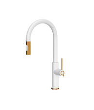 QUADRON Slavina Jennifer, snježno bijela, nano PVD bakar