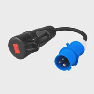 GREEN CELL Adapter 16A 400V CEE 5-polni na 16A 230V CEE 3-polni, IP44 3x2.5 mm²