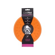 LICKIMAT Podloga za lizanje Splash Orange