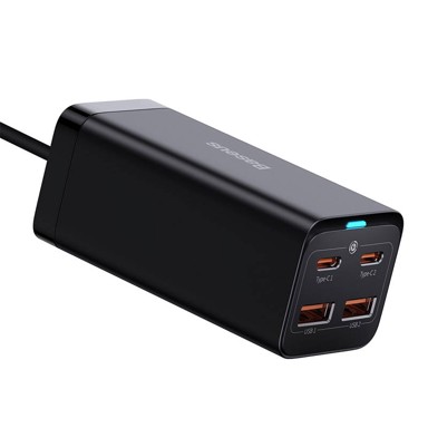 BASEUS Punjač GaN3 Pro, 2xUSB-C + 2xUSB, 100W 
