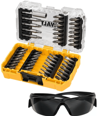 DEWALT 47-dijelni set vijaka + zaštitna stakla DT70703