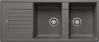BLANCO Sudoper ZIA 8 S SILGRANIT bez dalj. upr. - vulkan sivi