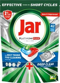 JAR Tablete za pranje posuđa Platinum+ Deep Clean 42 komada