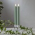 STAR TRADING LED svijeće u setu 2 kom (visina 25 cm) Flamme Stripe 