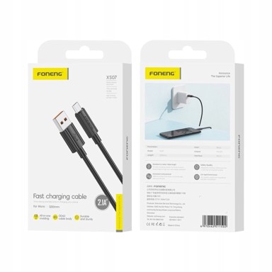 Ojačani microUSB kabel za brzo punjenje, QC 3.0