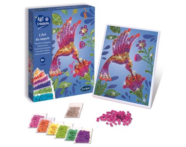 ART & CREATIONS L'art Du Sequin , Kolibri
