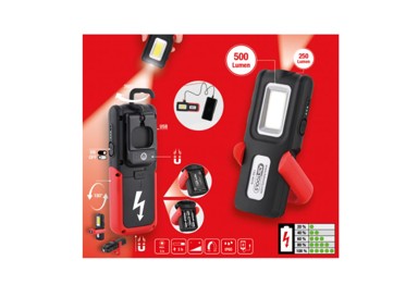 KS TOOLS Prijenosna radionička ručna lampa, preklopna, 500 lumena 150.4510