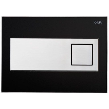 LIV Aktivacijska tipka RUBY 223108, pleksiglas, crni
