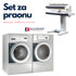 ELECTROLUX MyPRO XL SET perilica WE1100P + sušilica TE1220E – 12 kg + valjak za glačanje Rollman