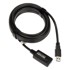 INLINE USB-A 3.2 Gen.1 produžni kabel, USB-A na USB-A, crni, 5 m 35650