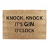 ARTSY DOORMATS Otirač od kokosovih vlakana 40x60 cm Gin O'Clock 