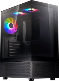 XPG Kućište Invader X, mini tower, ATX, crno