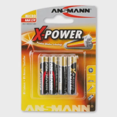 ANSMANN Punjive baterije, Micro X-Power AAA, 4 kom