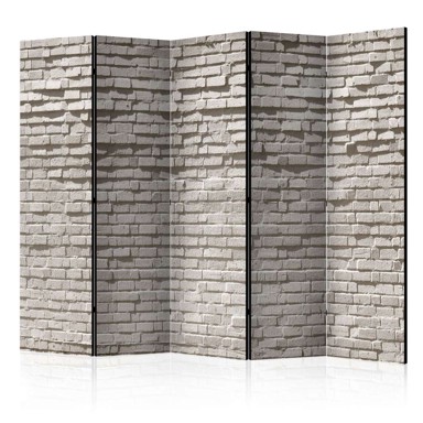 Sobna pregrada u 5 dijelova Brick Wall: Minimalism II 225x172