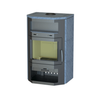 THERMIA Peć na drva Bali Max V3, prirodni kamen, siva