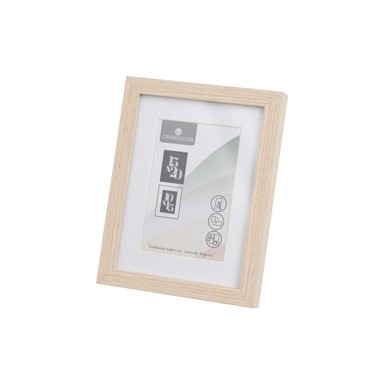 CASA SELECCIÓN Stojeći/viseći okvir u prirodnoj boji 17,5x22,5 cm Sencillo 
