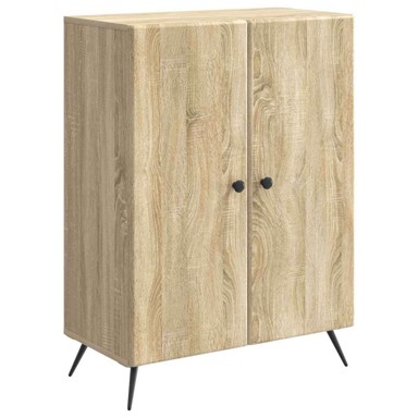 Krevet, 66 x 34,5 x 90 cm, konstruirano drvo, hrast sonoma