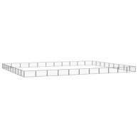Ograda za pse s 40 panela crna 100 x 50 cm čelik obložen prahom