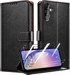 QHOHQ Futrola-novčanik + 2 RFID naočale crna zaštitna za Samsung Galaxy A54 5G
