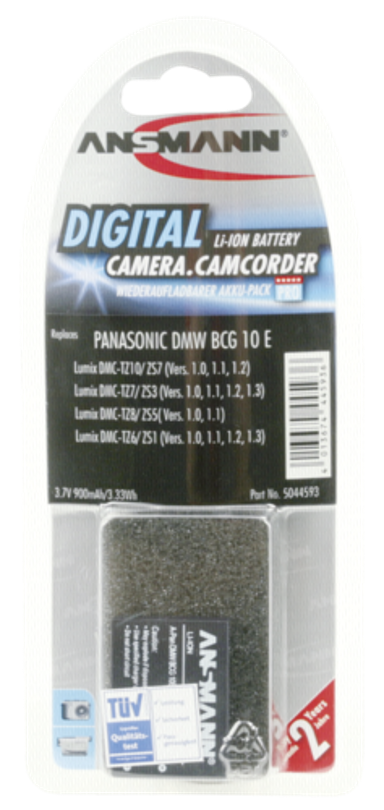 ANSMANN Baterija A-PAN DMW-BCG10