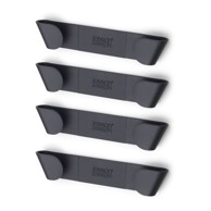 JOSEPH JOSEPH Komplet od 4 crna zidna držača za poklopce 