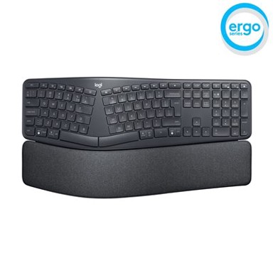 LOGITECH Tipkovnica Ergo K860, crna, ergonomska, bežična