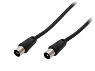 BLOW Antenski TV-video kabel dvostruko oklopljen 4330 1,5 m, crni