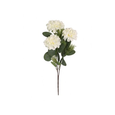 Umjetni buket hortenzija 49 cm, bijela