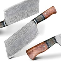 HARAHU Damaskasti kuhinjski nož Ko-29017 Kp29017, smeđi