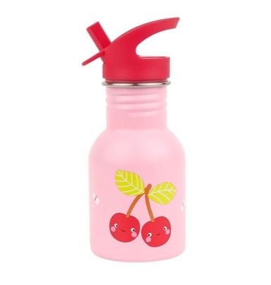 A LITTLE LOVELY COMPANY Dječja bočica Happy Cherries, 350 ml