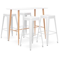 5-dijelni barski set bijeli