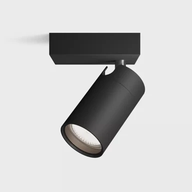 Stropni/zidni reflektor, Idris, 3x5W, IP44, crna