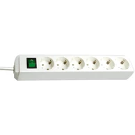 BRENNENSTUHL Produžni kabel Eco Line 3 m 6 utičnica, bijeli