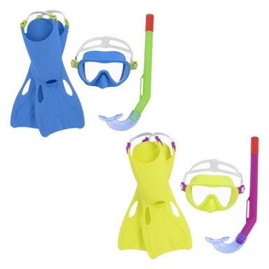 BESTWAY Komplet za plivanje CRUSADER ESSENTIAL, maska i peraje, veličina 24–27