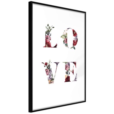 Poster Floral Love 40x60