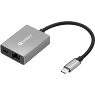 SANDBERG Adapter, USB-C Gigabit, PD100W