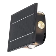 Solarna svjetiljka Emmen, LED, 0,5W, 50 lm, IP54, RA77034, crna