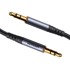JOYROOM AUX kabel, SY-A09, 3.5mm mini jack na 3.5mm mini jack, pleteni, 1.2m, crni