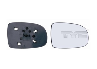 TYC Ogledalo retrovizora Opel Corsa C, desno, grijano, 325-0029-1