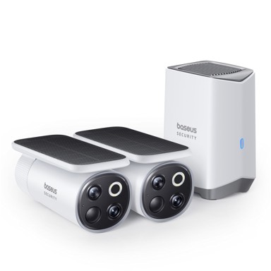 BASEUS Zaštitna vanjska kamera S1 Pro, 3K, bijela