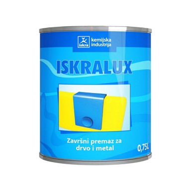 ISKRA Sintetski lak Iskralux ral 6016 zeleni 0,75 l