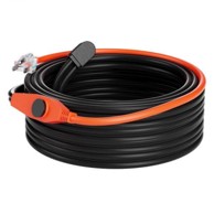 VEVOR Grijaći kabel za cijevi, 25 m, 23 W/m, s termostatom