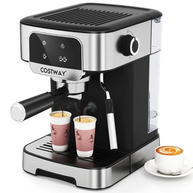 NORTHIX Espresso aparat, 20 bara, 1200 W, 1,8 L, pjenilica mlijeka