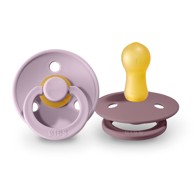 BIBS Colour dude (okrugle) - Dusky Lilac/Heather (vel.1)