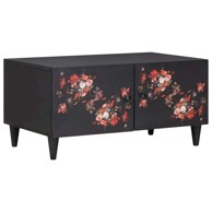 Stolić za kavu 80 x 50 x 40 cm čvrsto drvo manga, šareni