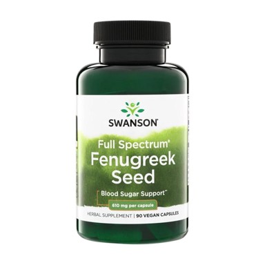 SWANSON Piskavica, Fenugreek, 610 mg (90 kapsula)