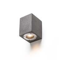 RENDL Zidna lampa, Kane I, beton/dekor od tamnog granita, 230V, LED GU10 5W, IP65, tamni granit